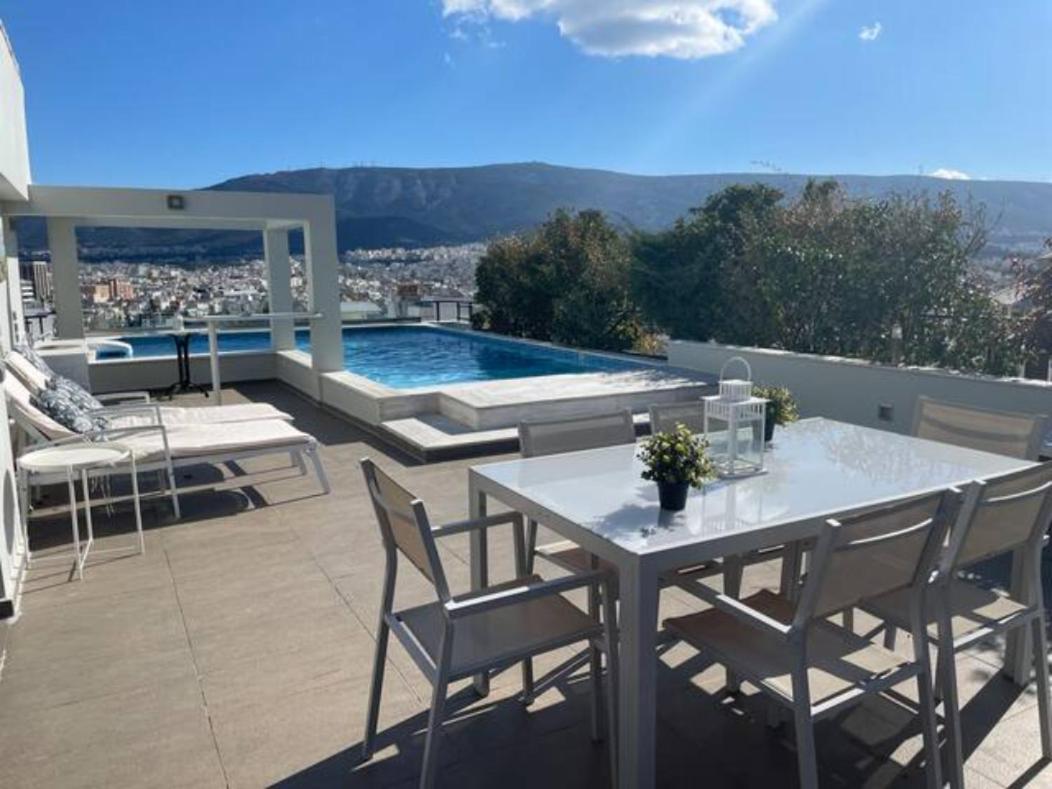 Apartamento Athens Lycabettus Hill Penthouse, Private Roof Garden & Pool Exterior foto
